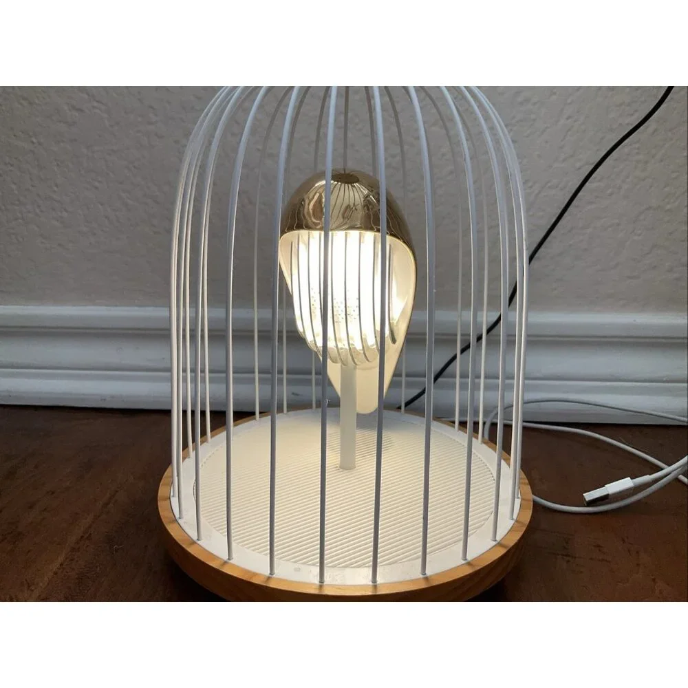 Daqi Concept Jingoo Phoenix Bird Lamp Bluetooth Speaker Gold $450 Rechargeable